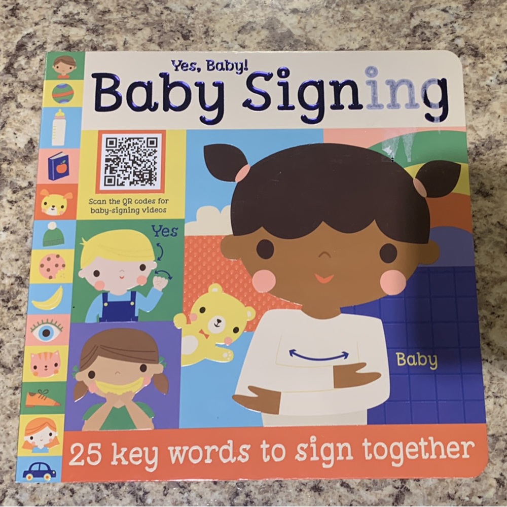Baby signing board book